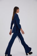 Pantalon Icon Jacquard Zigzag Marine
