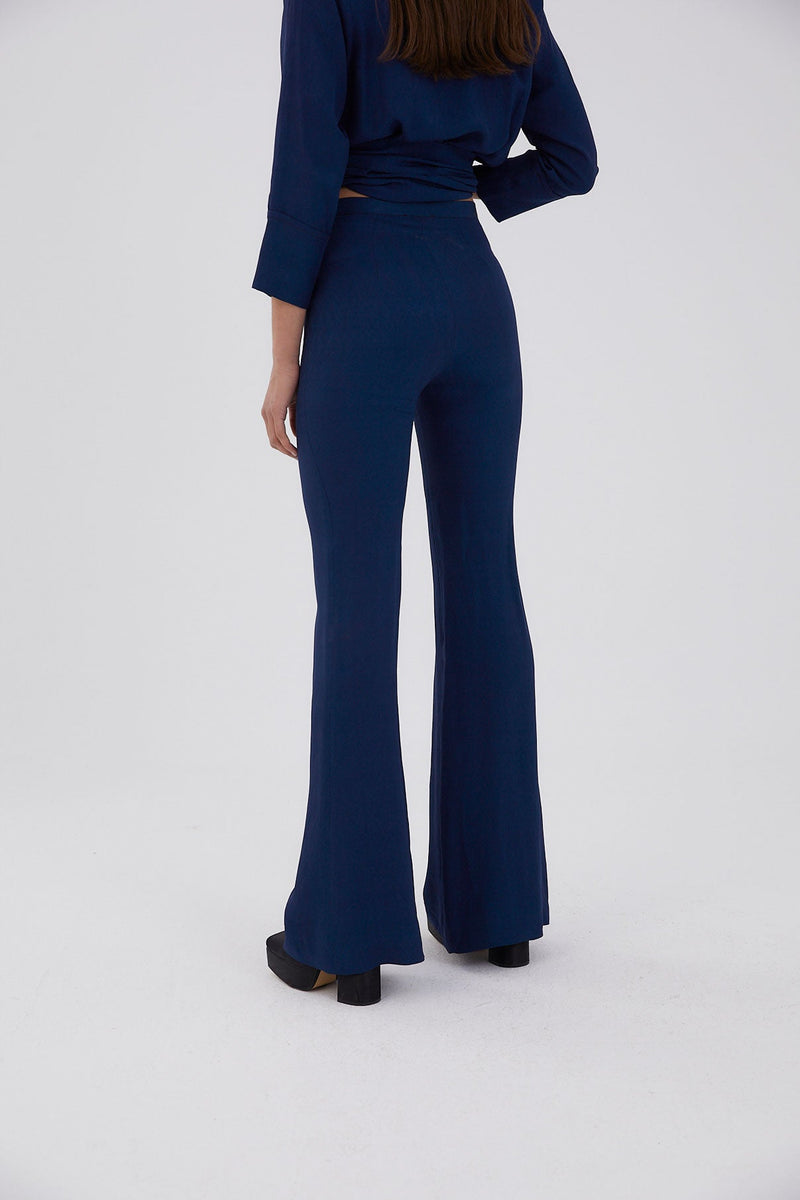 Pantalon Icon Jacquard Zigzag Marine