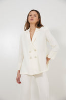 Veste Icon Froissé Écru