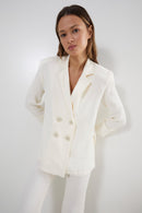 Veste Icon Froissé Écru