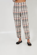 Pantalon Aris Carreaux Camel