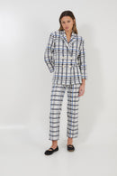 Pantalon Bruno Carreaux Bleu