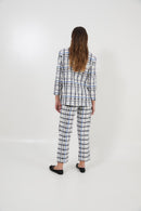 Pantalon Bruno Carreaux Bleu
