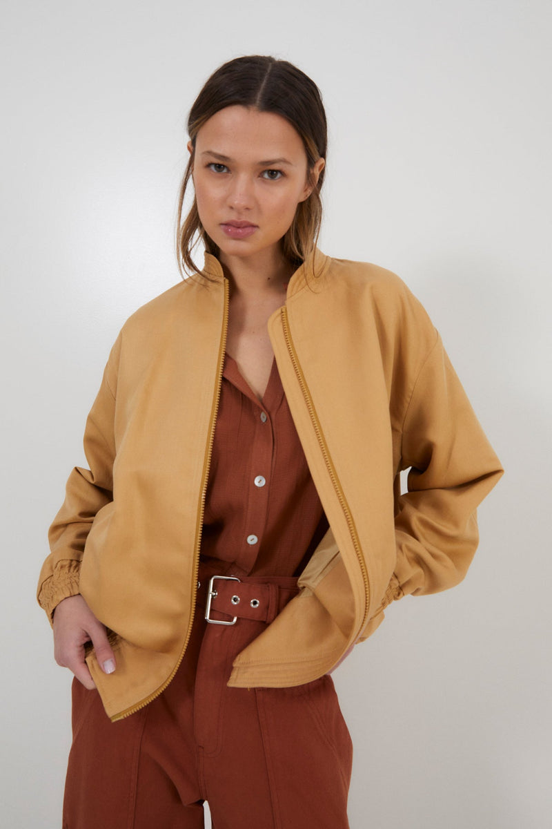 Veste Bomber Lin Ocre