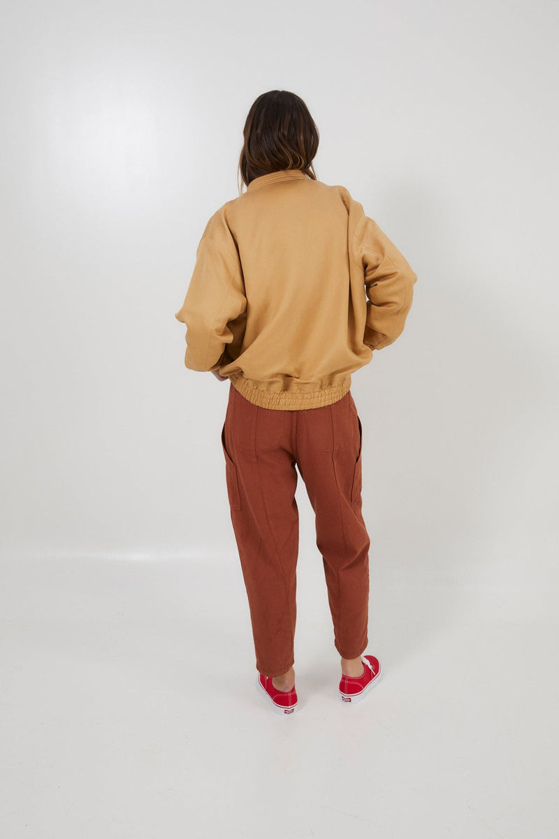 Veste Bomber Lin Ocre