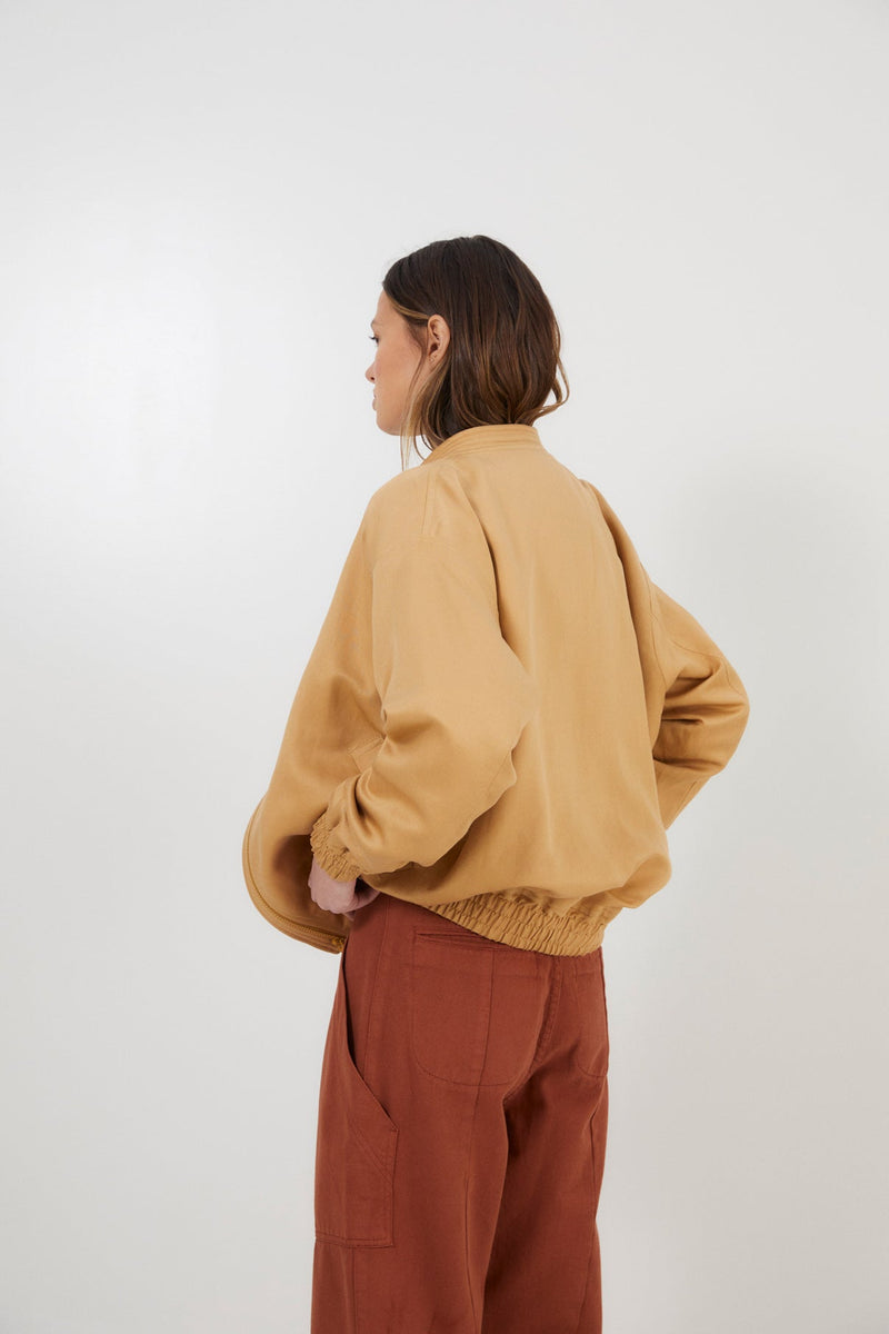 Veste Bomber Lin Ocre