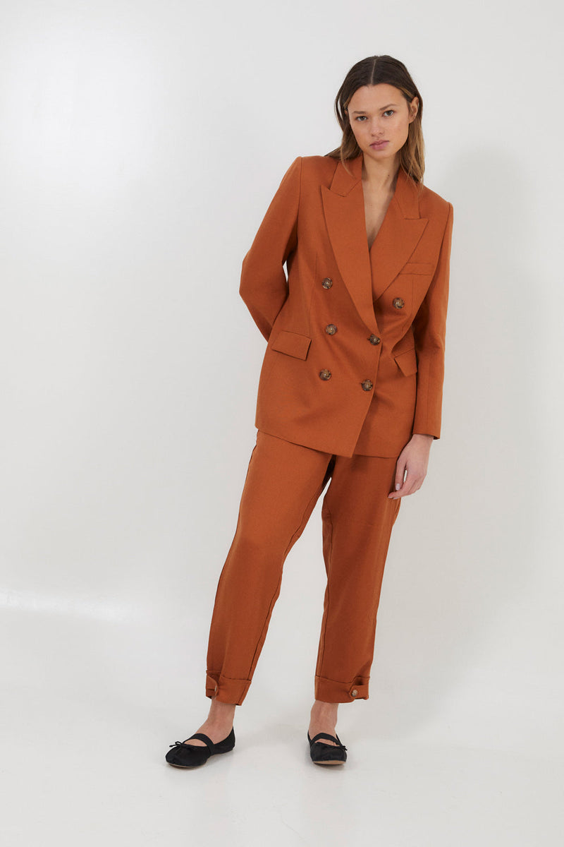 Pantalon Aris Lin Caramel