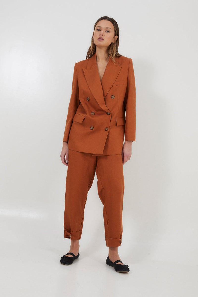 Pantalon Aris Lin Caramel