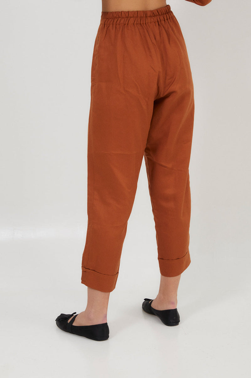 Pantalon Aris Lin Caramel