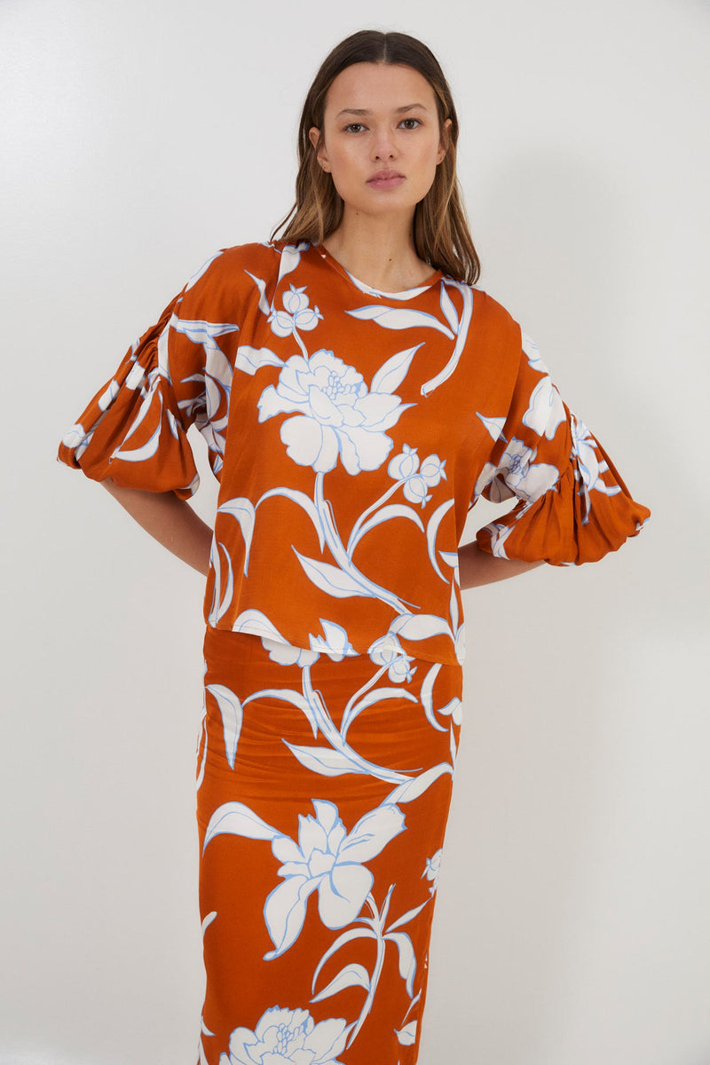Blouse Pati Palermo Caramel