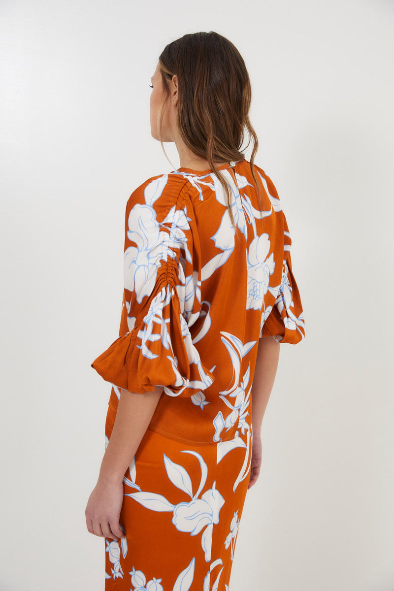 Blouse Pati Palermo Caramel