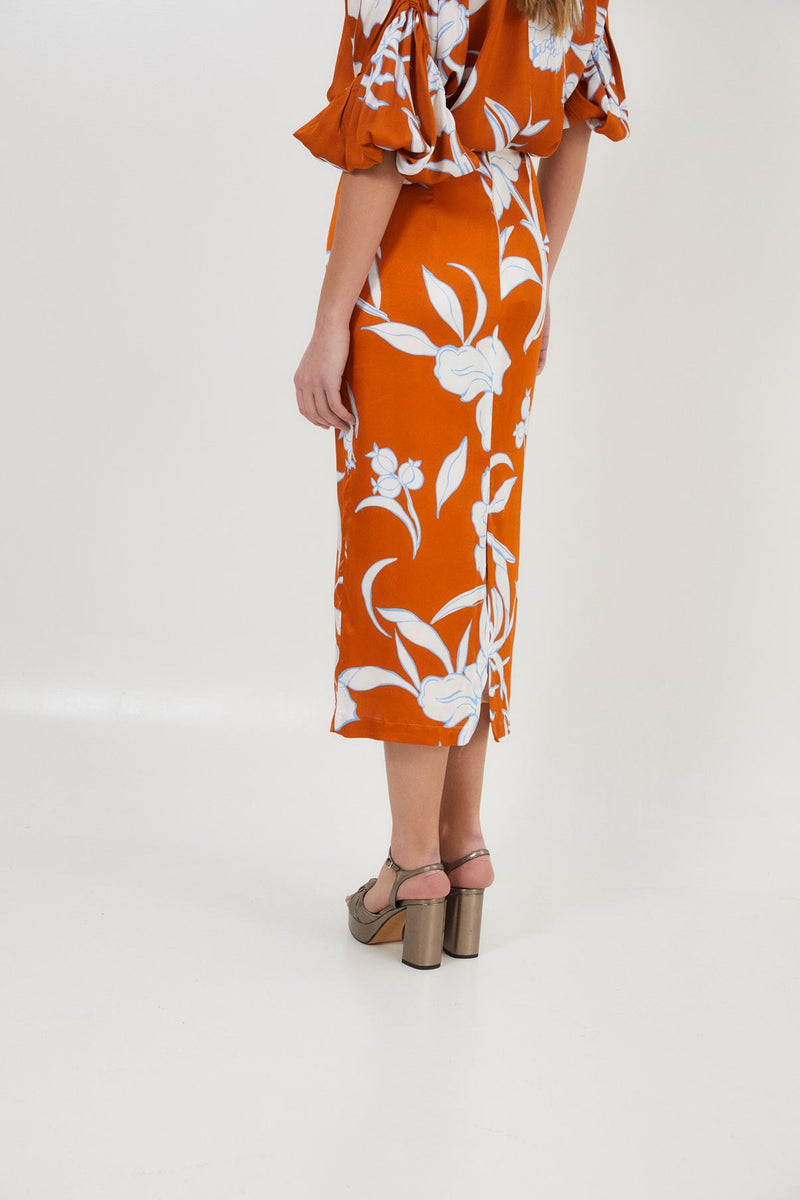 Jupe Droit Palermo Caramel