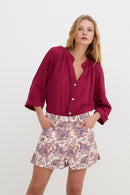 Blouse Molli Froissé Cerise