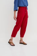 Jean Malibu Sergé Rouge