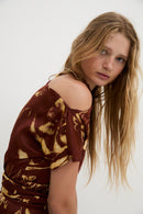 Robe Épaule Positionné Marron