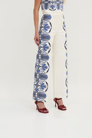 Pantalon Positano Coton Écru