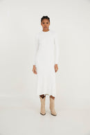 Robe Alejandra Maille Écru