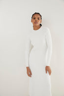 Robe Alejandra Maille Écru