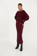 Robe Lucia Maille Bordeaux