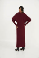 Robe Lucia Maille Bordeaux