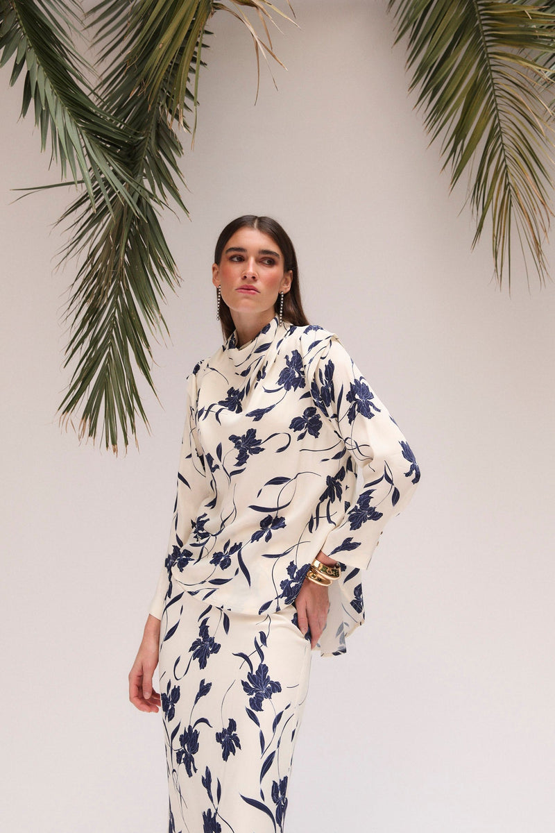 Blouse Juanita Orchidée Marine