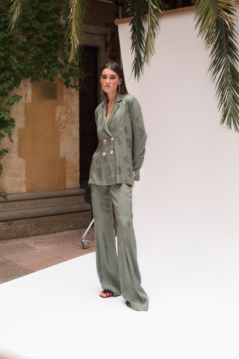 Pantalon Icon Jacquard Rétro Fumée
