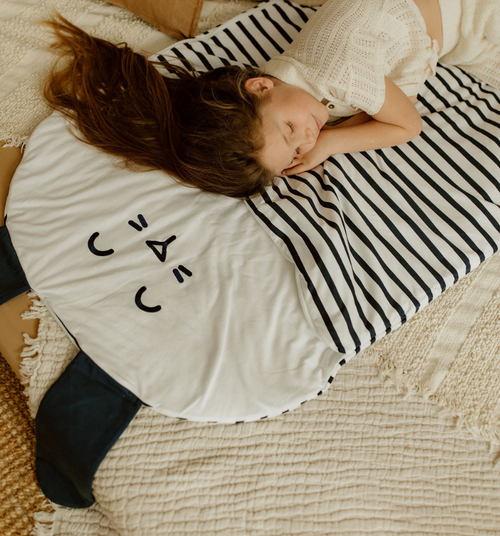 Sac De Couchage 4 Saisons Lapin Coton - Rayé