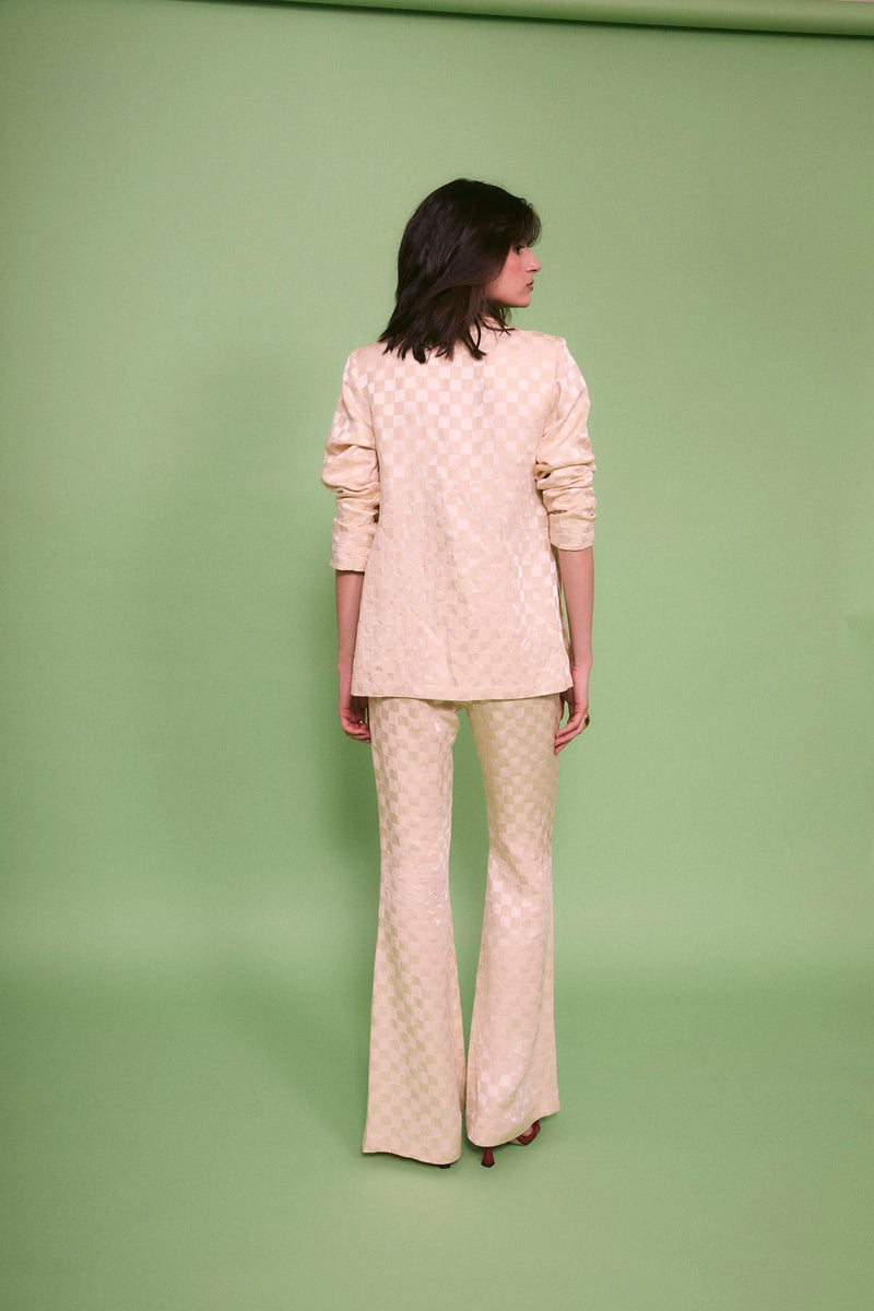 Pantalon Pli Dama Crème