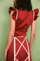 Body Croix Coton Carmin