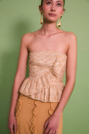 Top Lola Lamé Or