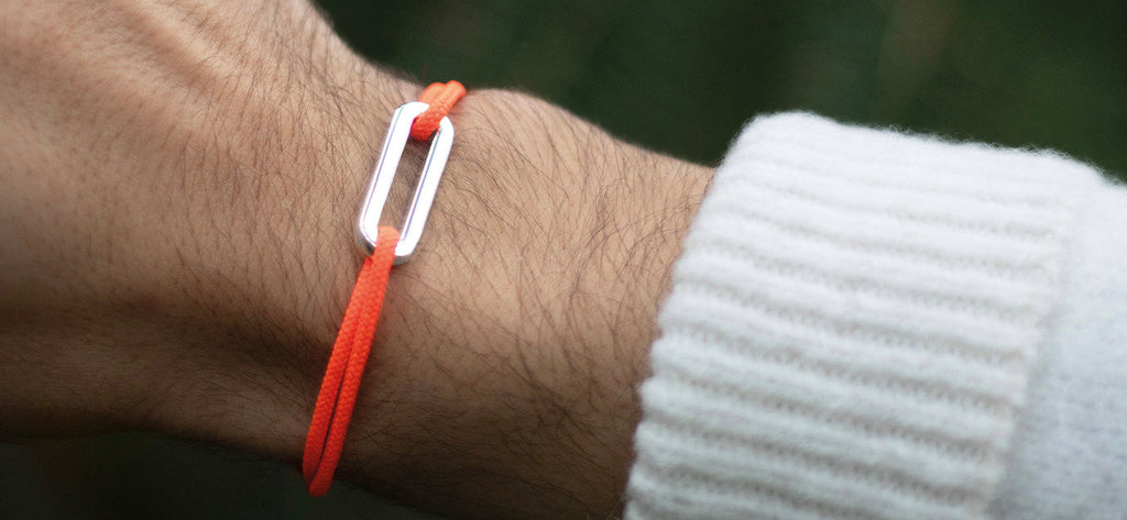 Bracelet Tavire - Bleu Marine & Blanc