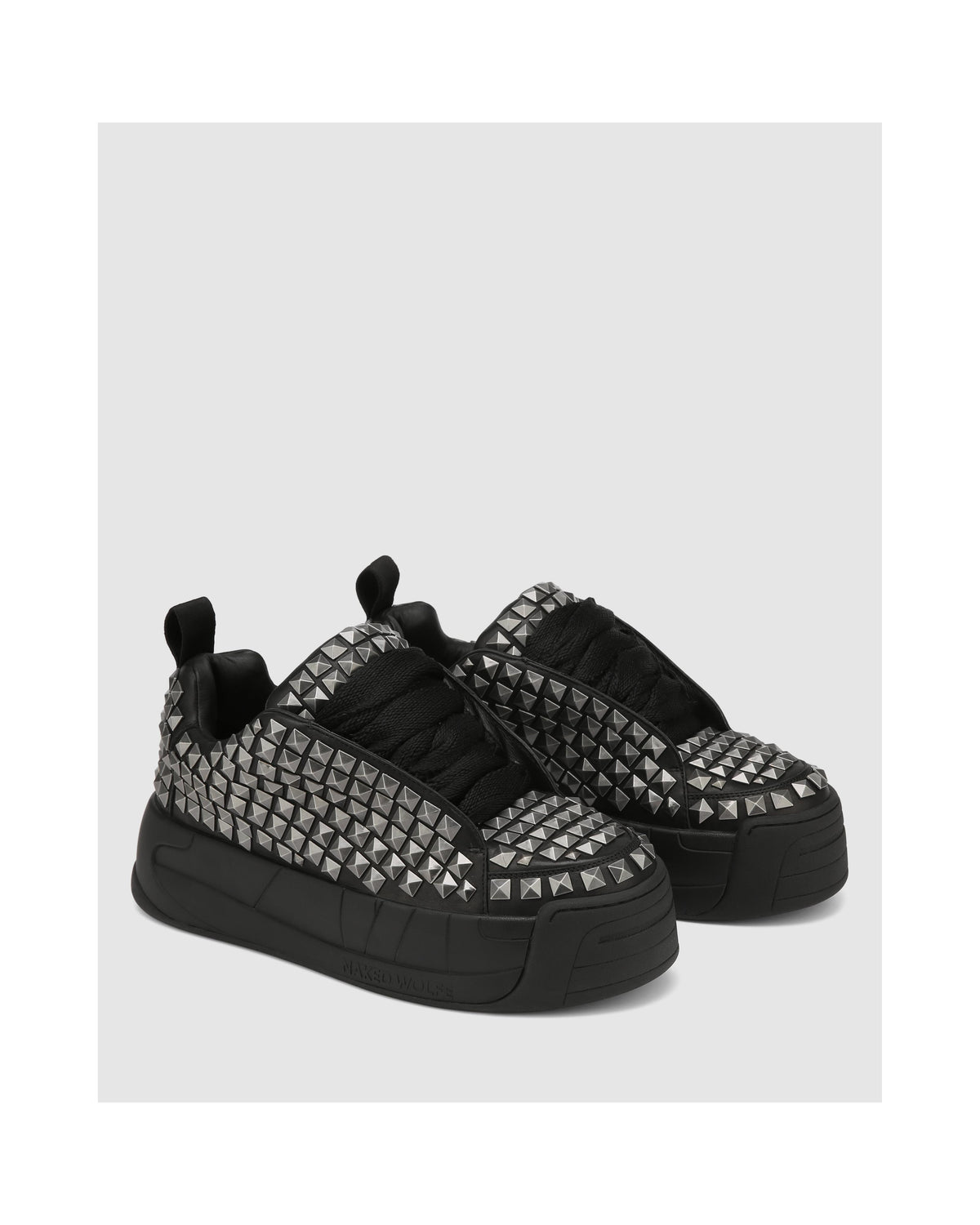 Badslippers Slide Stud - Zwart met Noppen - Heren