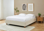Korall - Lit Coffre - Lin - Beige