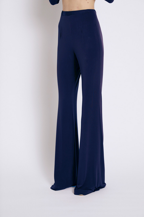 Pantalon Seventies Maille Marine