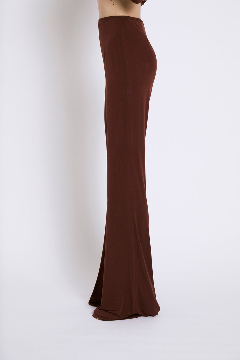 Pantalon Seventies Maille Marron