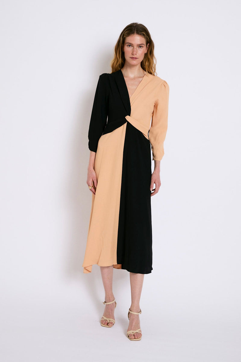 Robe Dama Crêpe Noir