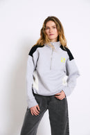 Sweat Sporty Éponge Gris