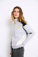 Sweat Sporty Éponge Gris