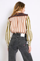 Blouse Carlota Rayé Tricolore