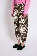 Jean Boyfriend Vache Marron