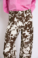 Jean Boyfriend Vache Marron