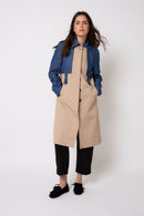 Trench Ist Tencel Bicolore