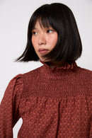 Blouse Nid D'Abeille Tapir Ocre