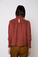 Blouse Nid D'Abeille Tapir Ocre