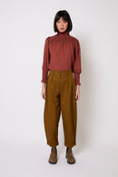 Blouse Nid D'Abeille Tapir Ocre
