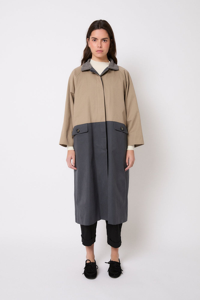 Trench Duo Trench Bicolore