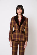 Blazer Ana Madras Marron