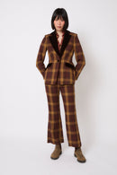 Blazer Ana Madras Marron
