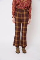 Pantalon Eighties Madras Marron