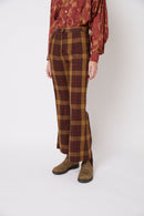 Pantalon Eighties Madras Marron